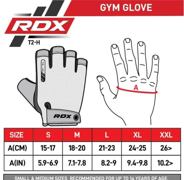 RDXWGA-T2HA-S-Gym Training Gloves T2 Half Army Green-S