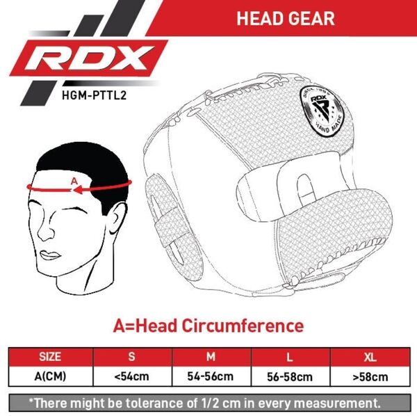 RDXHGM-PTTL2S-XL-Head Guard Mark Pro Training Tri Lira 2