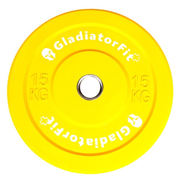 GL-7649990879574-Olympic color disc with rubber coating &#216; 51mm | 15 KG