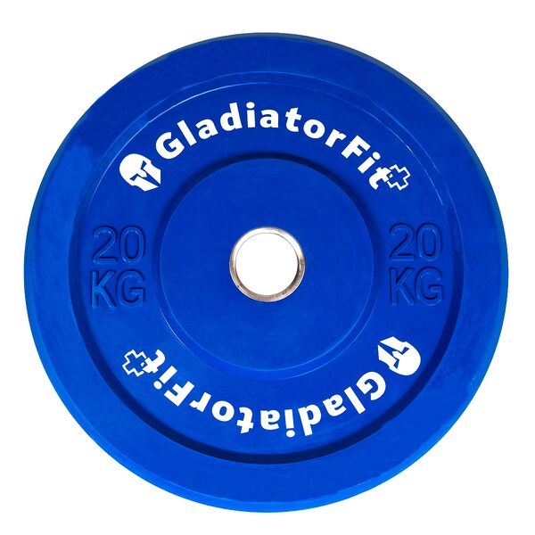 GL-7649990879598-Olympic color disc with rubber coating &#216; 51mm | 20 KG