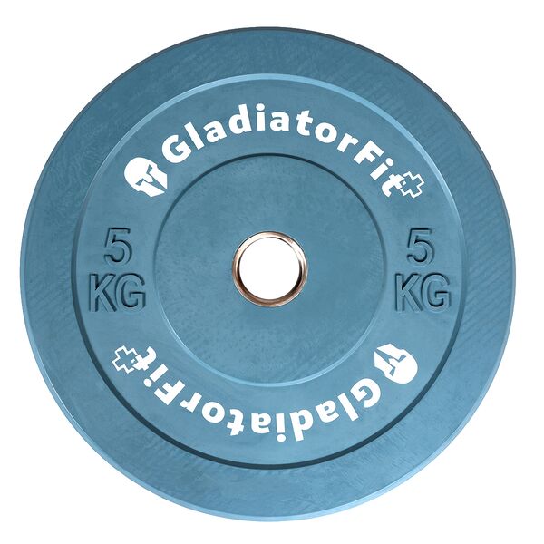 GL-7649990879567-Olympic color disc with rubber coating &#216; 51mm | 5 KG