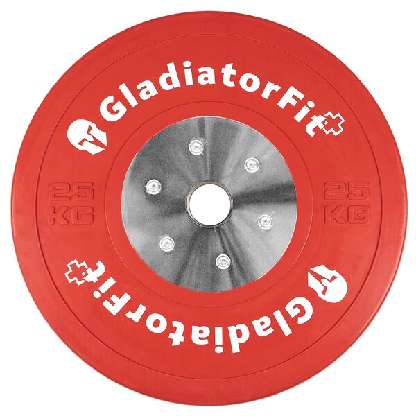 GL-7640344752338-Rubber coated competition disc &#216; 51mm | 25 KG