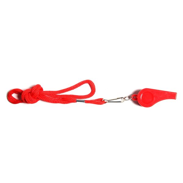 GL-7640344754097-Plastic whistle for referee with lanyard