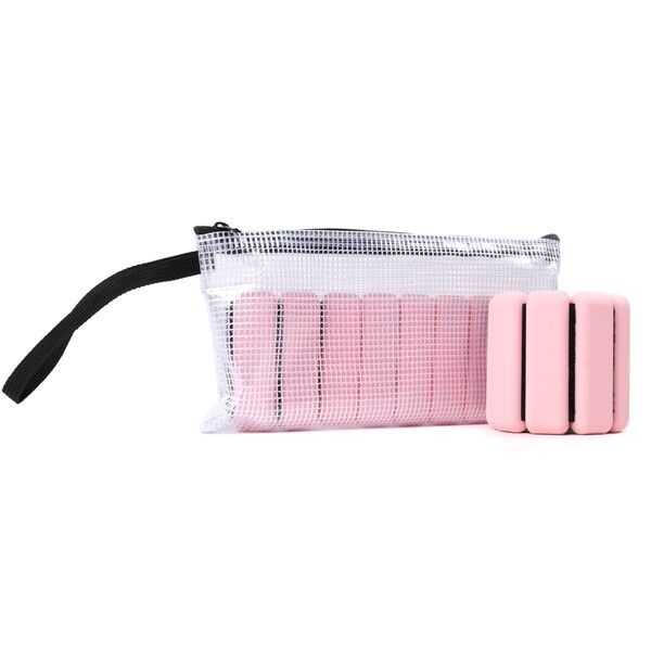 GL-7640344758279-Silicone weighted ankle / wrist straps 2 x 0.5 kg |&nbsp; Pink