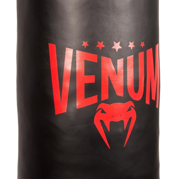 VE-04182-100-Venum Origins Punching Bag - BlackRed (ceiling mount included)