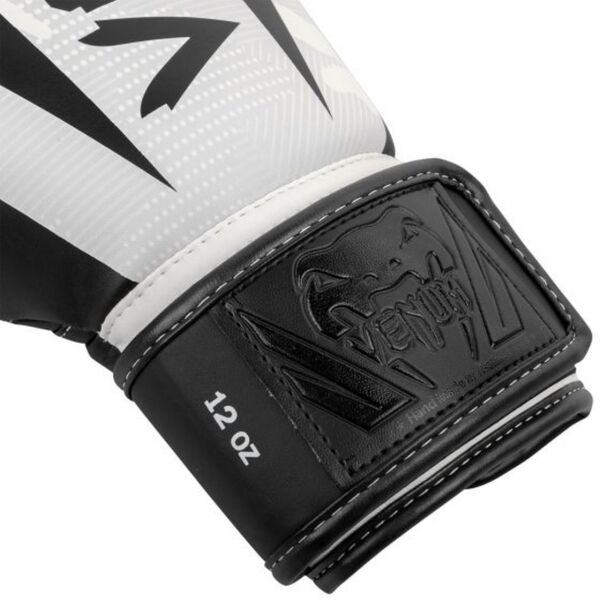 VE-1392-053-10OZ-Venum Elite Boxing Gloves - White/Camo