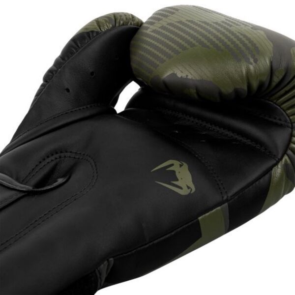 VE-1392-534-12OZ-Venum Elite Boxing Gloves - Khaki camo