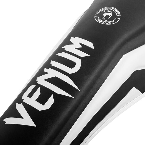 VE-1394-108-L-Venum Elite Standup Shinguards&nbsp; - Black/White