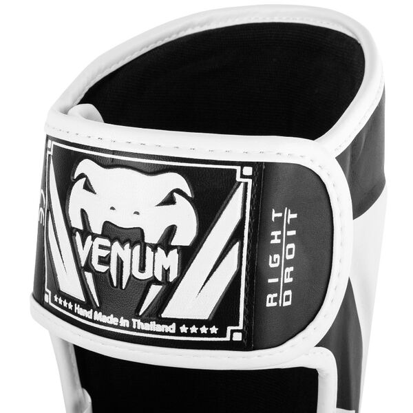 VE-1394-108-M-Venum Elite Standup Shinguards&nbsp; - Black/White