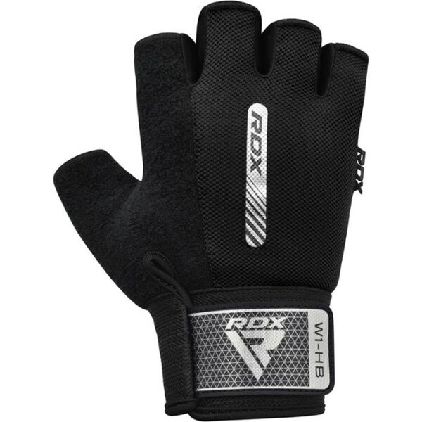 RDXWGA-W1HB-S-Gym Weight Lifting Gloves W1 Half Black-S