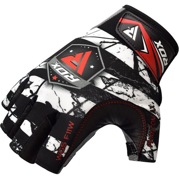RDXWGS-F11W-L-RDX F11 Camouflage Gym Workout Gloves