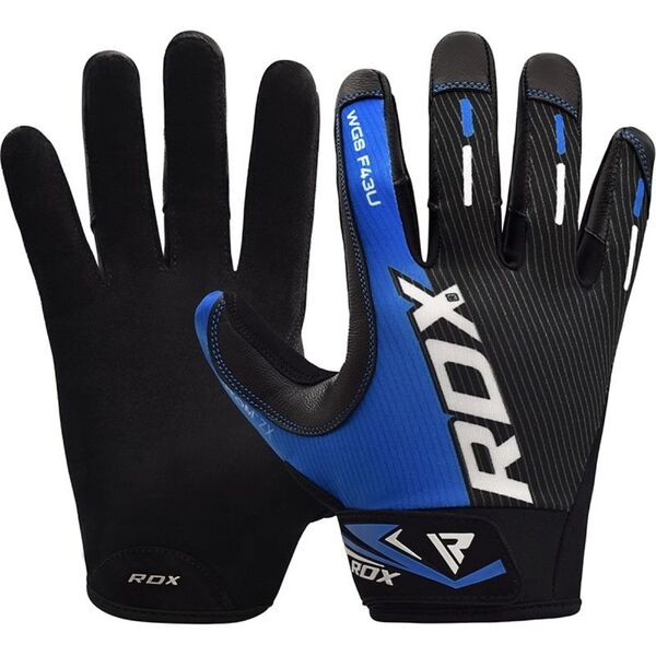 RDXWGS-F43U-XL-Gym Gloves Sumblimation F43 Blue-Xl