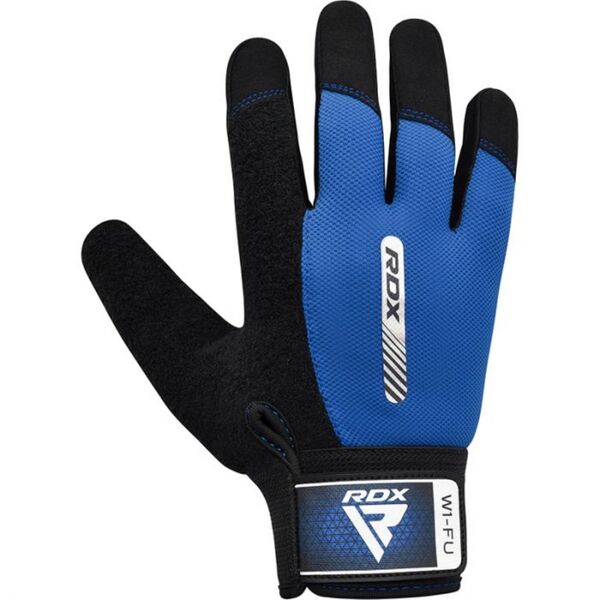 RDXWGA-W1FU-XL-Gym Weight Lifting Gloves W1 Full Blue-XL