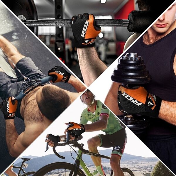 RDXWGS-F44O-XL-F44 Gym Workout Gloves