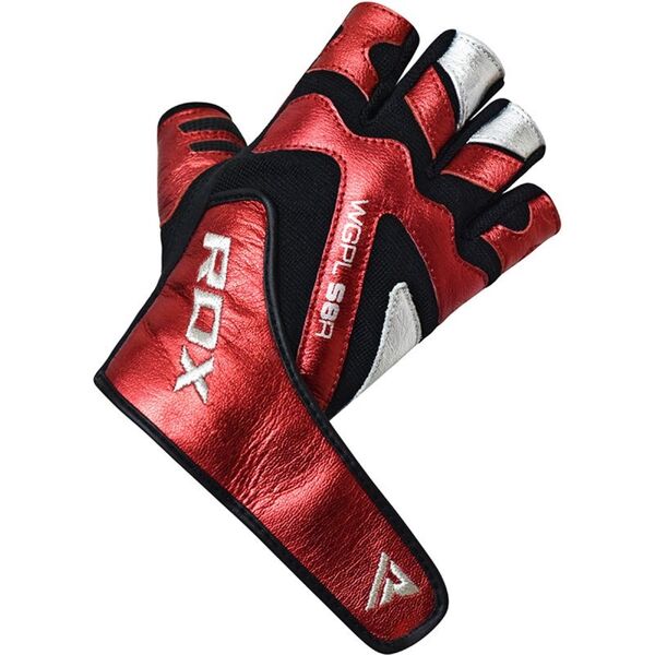 RDXWGPL-S8R-S-RDX S8 Bold Leather Gym Gloves