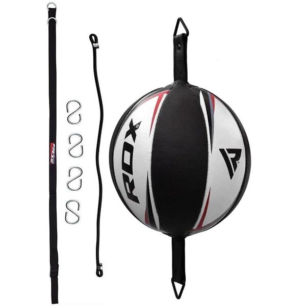 RDXDBL-R3WNB-Speed Double End Ball Multi White/Red With Regular Rope