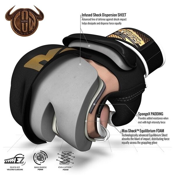 RDXGGL-T2GL-XL-RDX T2 Quest MMA Gloves