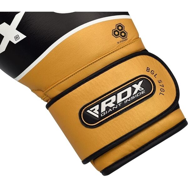 RDXBGL-S7GL-12OZ-RDX S7 Bazooka Leather Boxing Sparring Gloves