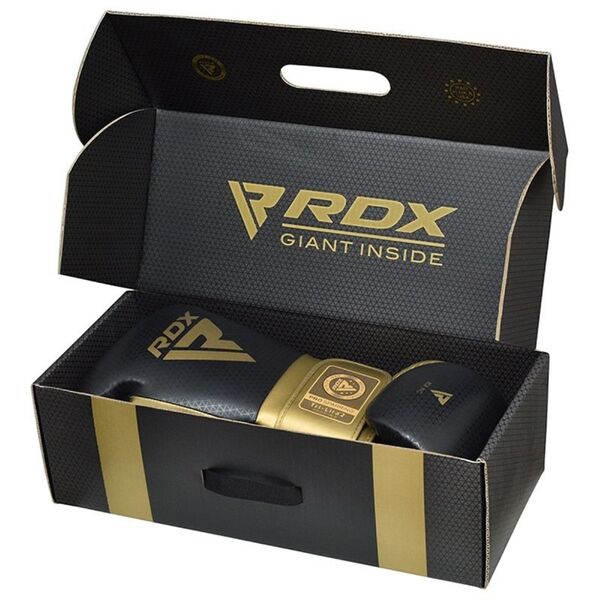 RDXBGM-PSTL2G-16OZ-Boxing Gloves Mark Pro Sparring Tri Lira 2 Golden-16OZ