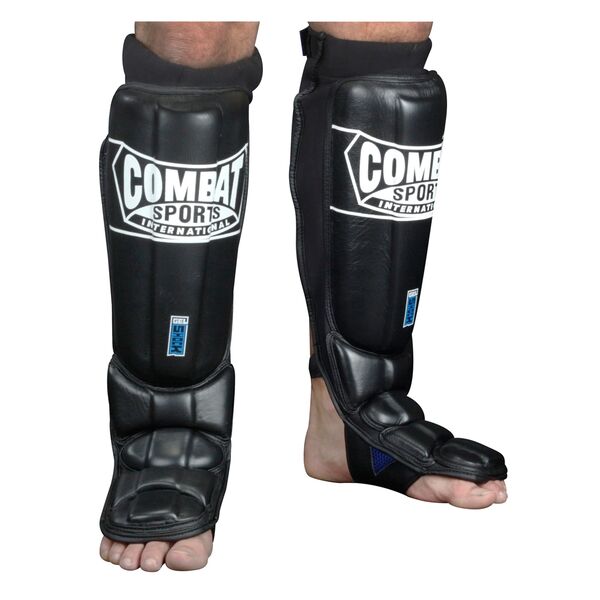 CSISIG 10 LARGE-&quot;Combat Sports Gel Shock&amp;#8482; Pro Style Grappling Shin Guards&quot;