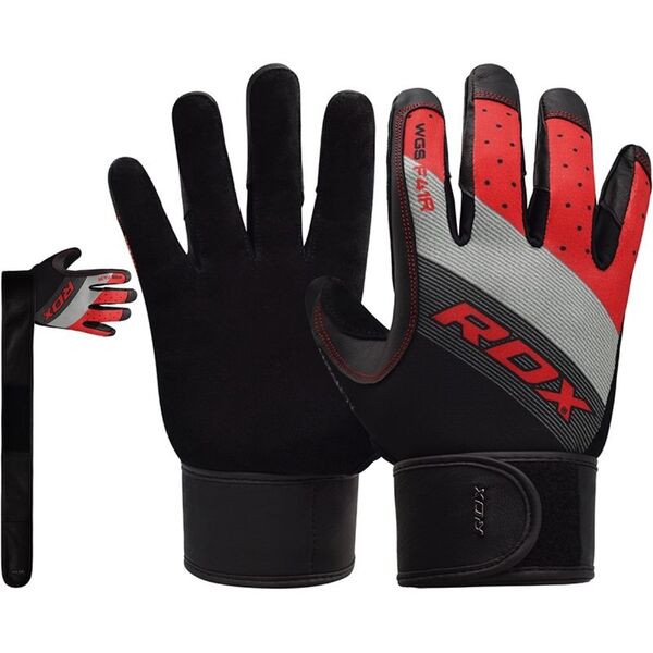 RDXWGS-F41R-S-Gym Gloves Sumblimation F41 Red-S