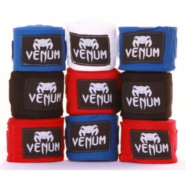 VE-0429-R-Venum &quot;Kontact&quot; Boxing Handwraps - 4m-Red