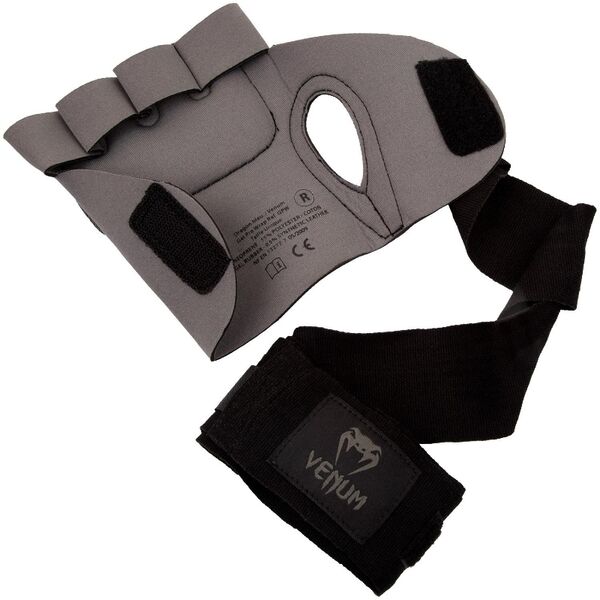 VE-0181-203-Venum Kontact Gel Glove Wraps - Grey/Black