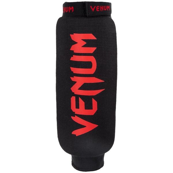 VE-0481-100-Venum Shin guards Kontact Without Foot - Black/Red