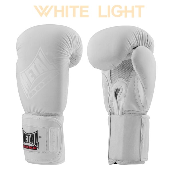 MBGAN202W10-Boxing Gloves Training White Light