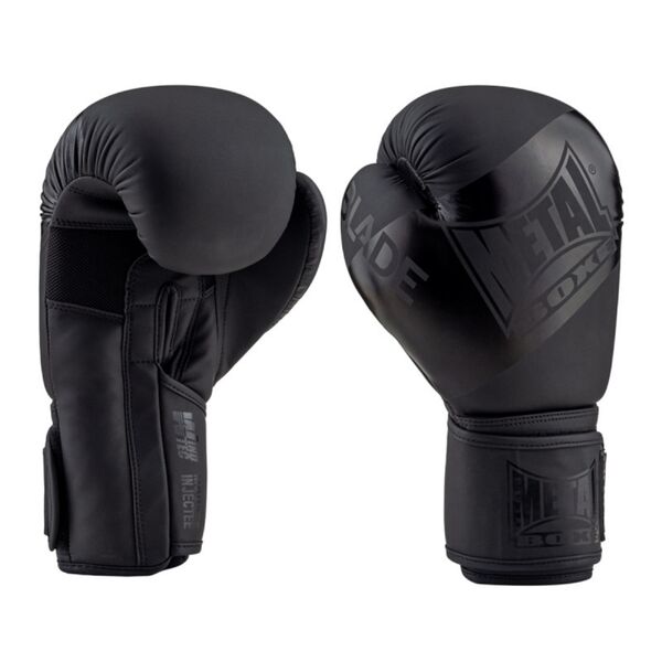 MBGAN204N12-Blade Black is Black Boxing Gloves