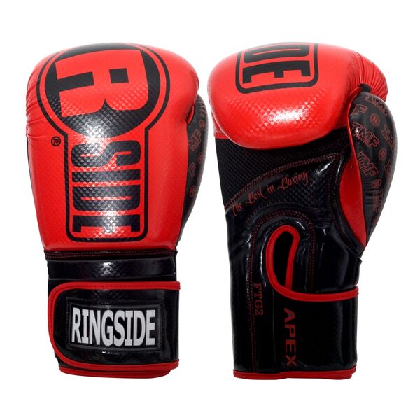 RSFTG2 RD/BK 16OZ-Ringside Apex Flash Sparring Gloves