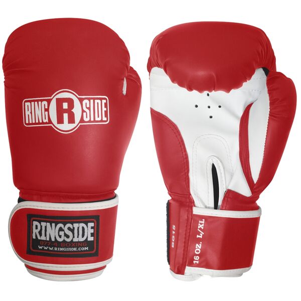 RSBG15 RD/WH S/M-Ringside Striker Training Gloves