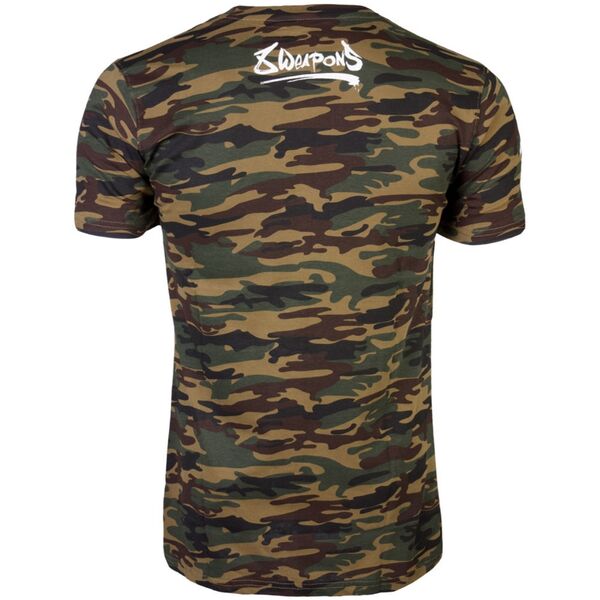 8W-TEE-22-XL-8 WEAPONS Unlimited Camo - Muay Thai T-Shirt