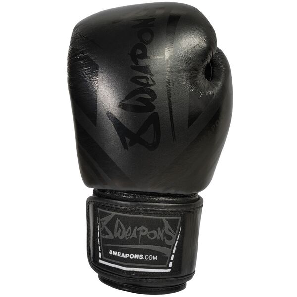8W-8140013-4-8 WEAPONS Boxing Gloves - Shift black-matt 16 Oz