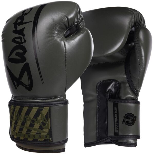 8W-8150009-2- Boxing Gloves - Unlimited olive 12 Oz