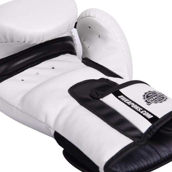 8W-8150010-3-Boxing Gloves - Unlimited white 14 Oz