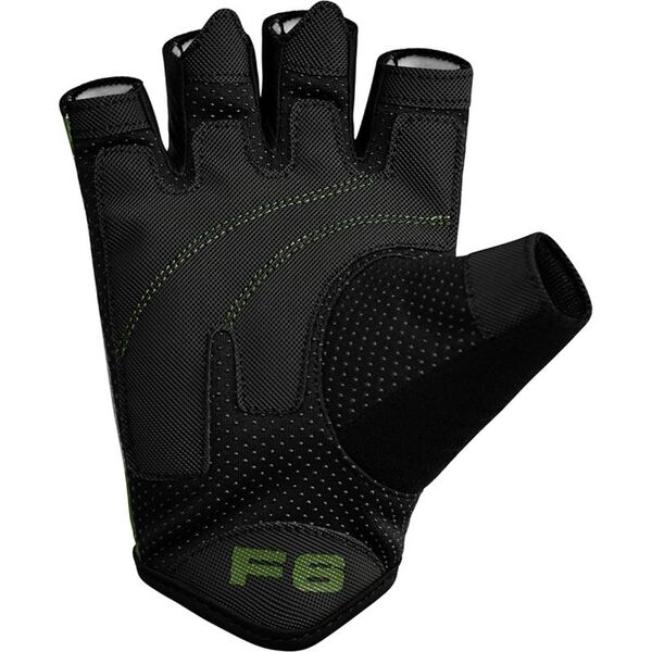 RDXWGS-F6GN-L-Gym Gloves Sumblimation F6 Black/Green-L