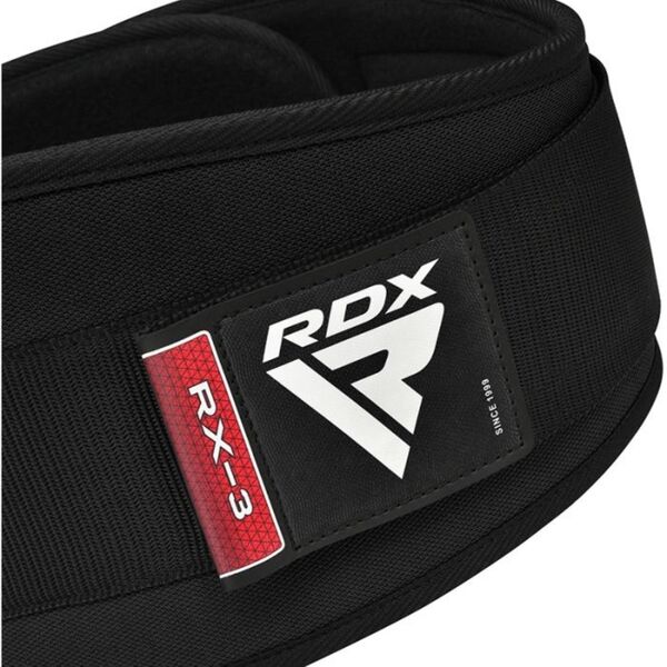 RDXWBE-RX3B-M-Weight Lifting Belt Eva Curve Rx3 Black-M