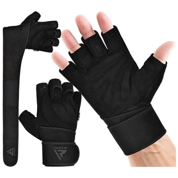 RDXWGM-L4B-S+-Gym Glove Micro Black Plus-S