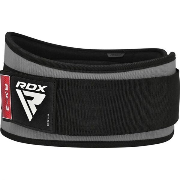 RDXWBE-RX3G-S-Weight Lifting Belt Eva Curve Rx3 Gray-S