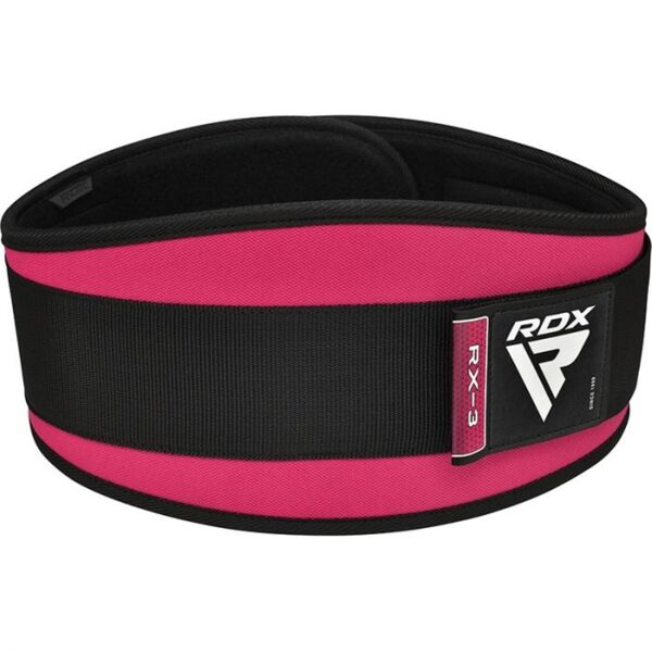 RDXWBE-RX3SP-M-Weight Lifting Belt Eva Curve Rx3 Sharp Pink-M