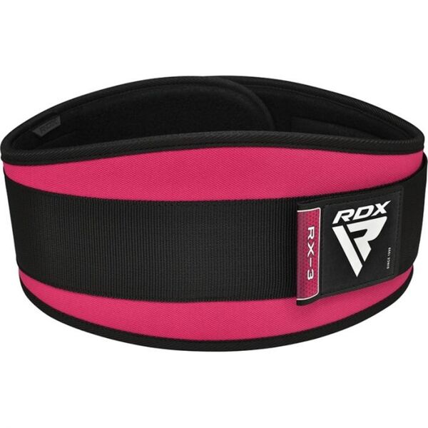 RDXWBE-RX3SP-S-Weight Lifting Belt Eva Curve Rx3 Sharp Pink-S