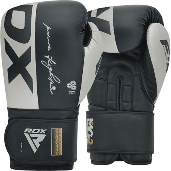 RDXBGR-F4G-16OZ-Boxing Gloves Rex F4 Gray/Black-16OZ