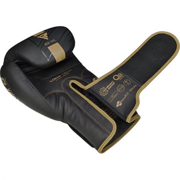 RDXBGR-F6MGL-10OZ-Boxing Gloves F6 Matte Golden-10OZ