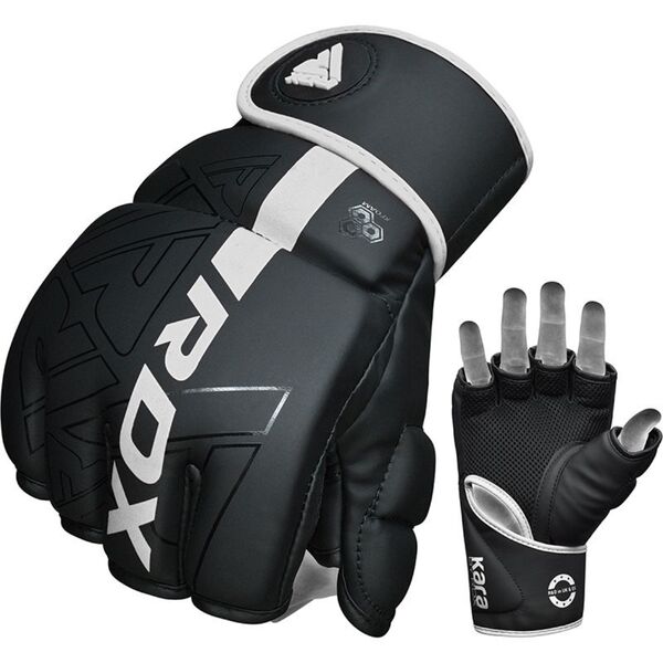 RDXGGR-F6MW-L-Grappling Gloves F6 Matte White-L
