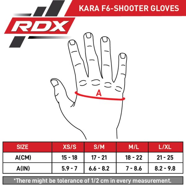 RDXGSR-F6MR-L/XL+-Grappling Gloves Shooter F6 Matte Red Plus-L/XL