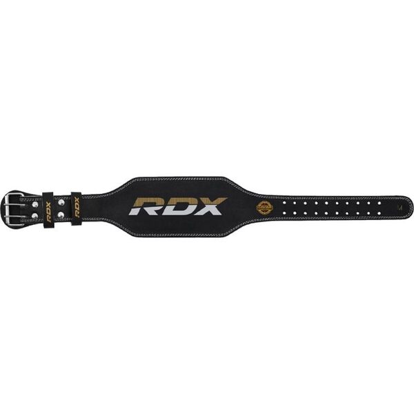 RDXWBS-4RB-2XL-RDX 4 Inch Padded Leather Weightlifting Fitness Gym Belt