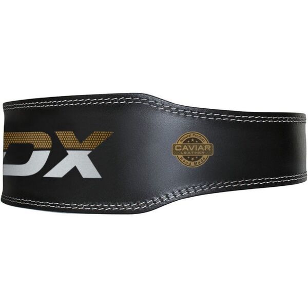 RDXWBS-4RB-M-RDX 4 Inch Padded Leather Weightlifting Fitness Gym Belt