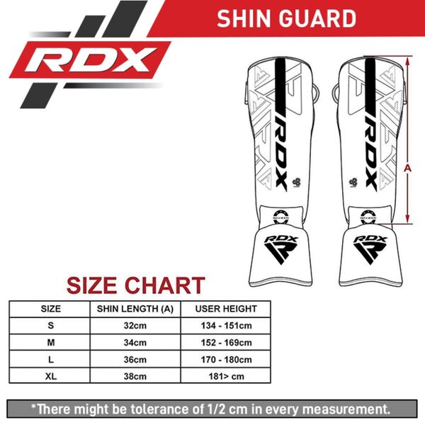 RDXSGR-F6MW-XL-Shin Instep F6 Matte White-XL