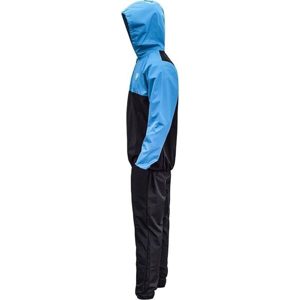 RDXSST-X6BU-M-RDX X6 Hooded Sauna Sweat Suit